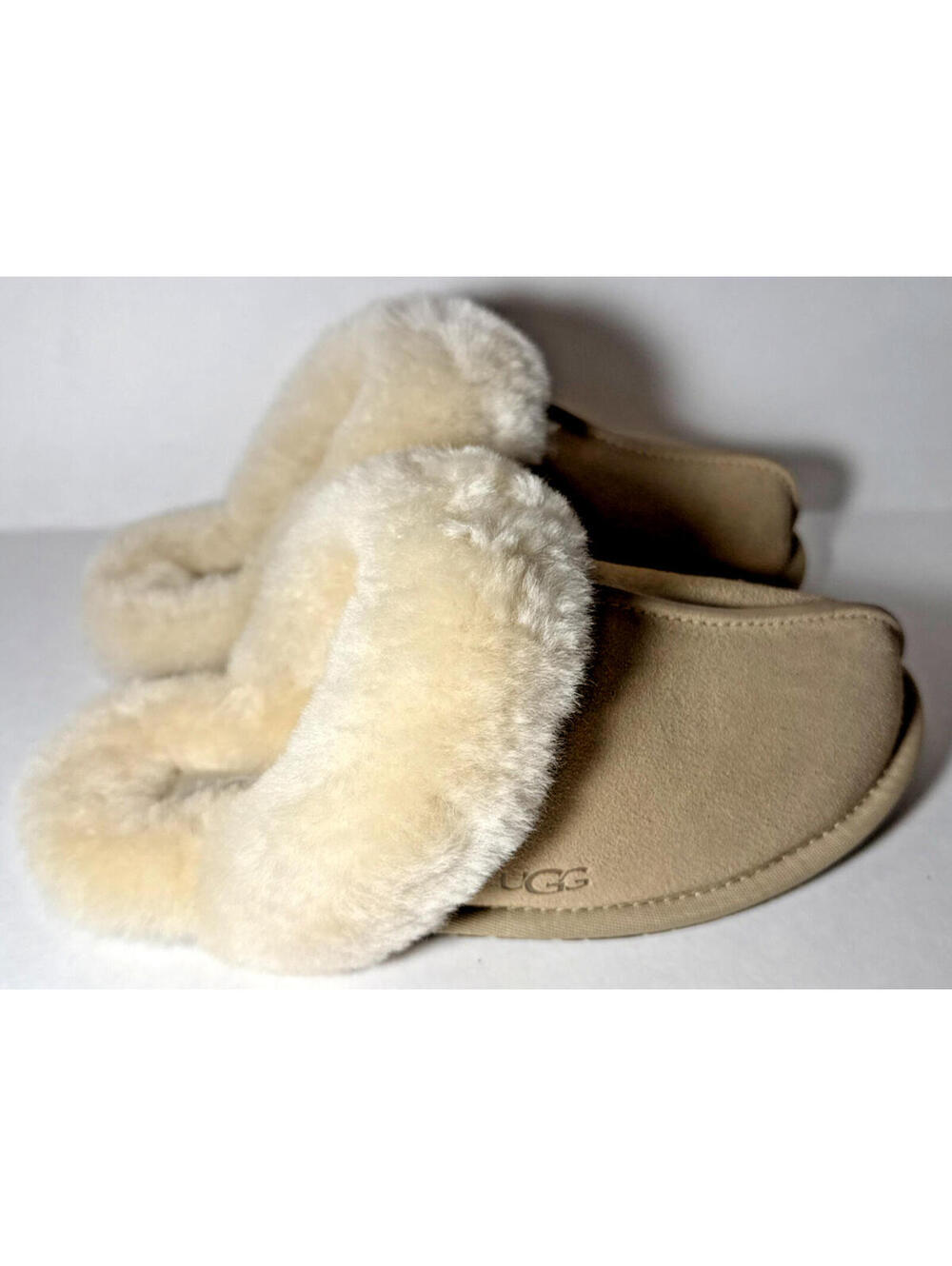 UGG Scuffette II Suede and Sheepskin Women's Slippers Sand